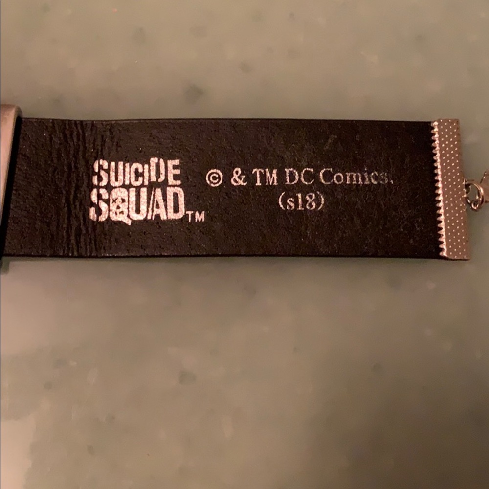 Harley Quinn Puddin collar black silver hardware - Picture 6 of 9